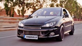 Peugeot 206 Turbo 450hp Diamantis Racing  Autokinisimag [upl. by Lekym675]