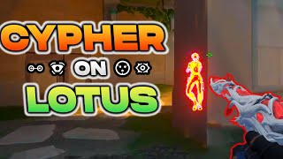 quotNEWquot BEST CYPHER SETUPS ON LOTUS VALORANT GUIDE 2024 [upl. by Arlina]