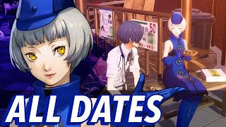 All Elizabeth Dates in Persona 3 Reload [upl. by Orteip]