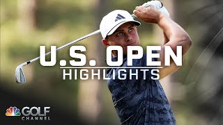 2024 US Open Highlights Ludvig Åberg starts strong in Round 1 at Pinehurst No 2  Golf Channel [upl. by Errick]