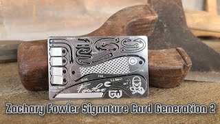 Zachary Fowler Signature Card Generation 2 Overview [upl. by Akcirederf308]