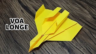 Como fazer um AVIÃO DE PAPEL jatinhoque voa longe [upl. by Arodaeht]