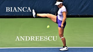 Bianca ANDREESCU CAN 🎾 quotSUPER good Good quality keep it upquot says coach US Open 🗽 HD [upl. by Rehptosirhc697]