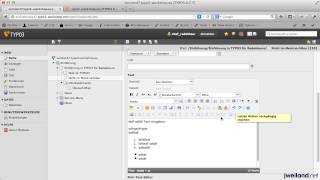 TYPO3 für Redakteure Teil 10 Einführung in den RTE Rich Text Editor [upl. by Dannica]