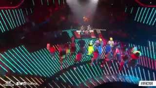 cheryl cole shows off her azonto skills on stage with reggie and bollie HD must watch [upl. by Anneliese]