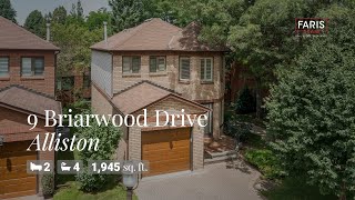 9 Briarwood Drive Alliston  Condo for Sale  Faris Team [upl. by Eniak]