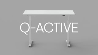 QACTIVE sitstand desks by NARBUTAS [upl. by Rouvin]