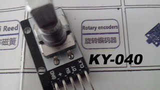 Arduino Rotary encoder KY040 37in1 kit  TechKrowd [upl. by Ordnael]