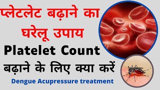 Acupressure Points for Increasing Platelets Count  Dengue Platelets Kaise Badhaye [upl. by Yniffit]