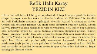 AYT EDEBİYAT Eser Özetleri  Refik Halit Karay YEZİDİN KIZI [upl. by Lucretia]