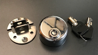 381 Mini Hidden Shackle Puck Lock Picked and Impressioned [upl. by Dloraj]