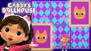 Can You Match the Cards Memory Game for Kids  GABBYS DOLLHOUSE  Netflix [upl. by Atiroc723]