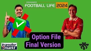 PES 2021 SP Football Life 2024 Option File V5 Final Version Complete Summer Transfers [upl. by Tedra170]