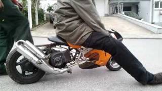 Stage6 70ccm 15ps in pocket bike [upl. by Nohpets791]