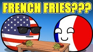 French fries or Belgium Fries  Countryballs [upl. by Nerrak]