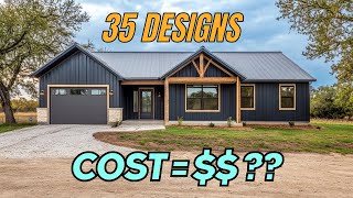 35 Simple Barndominium Designs In 2024 Cost To Build And Floorplans [upl. by Chryste927]