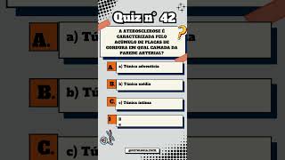 Quiz n° 42 ateroscletose quiz patologia [upl. by Vere]