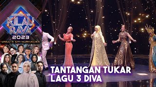 Tantangan Tukar Lagu 3 Diva  ROAD TO KILAU RAYA UNGU X SITI NURHALIZA [upl. by Aissat998]