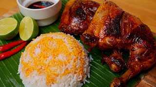 GRILLED CHICKEN  MANG INASAL Filipino stylePan Grilled Chicken [upl. by Radborne]