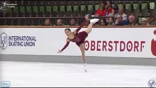 Madeline Schizas FS Nebelhorn Trophy 2024 [upl. by Enaenaj]