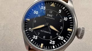 IWC Big Pilots Watch Spitfire IW329701 IWC Watch Review [upl. by Dickie]