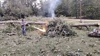 How do you start a fire after a big storm [upl. by Alyk]