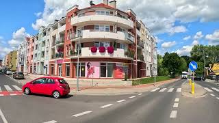 Polen  Osterode  Ostróda Fahrt mit dem Auto 4K Gopro 11 [upl. by Notanhoj731]