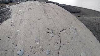 Striations at Solheimajokull glacier [upl. by Carmita550]