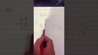 How to add decimal numbers maths addition decimals subscribe like education رياضيات [upl. by Tolman]