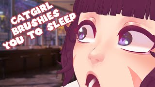 ASMR Catgirl Brushes Tingles Into Your Ears 🐾 [upl. by Esorrebma]