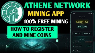 ATHENE MINING APPLICATION🔥HOW TO MINE🔥100 FREE MINING APPLICATION🔥CRYPTO MINING APP MALAYALAM [upl. by Salomon]