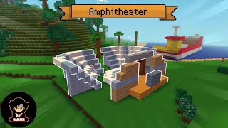 How To Build an Amphitheater Minecraft  Block Craft 3D [upl. by Ajet]