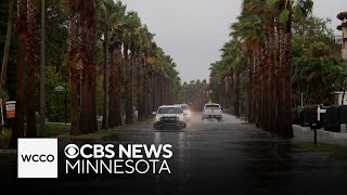 Former Minnesotan riding out Hurricane Helene in Florida [upl. by Henning]