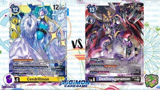 DIGIMON TCG Local match Cendrillmon Yellow vs DexDorugoramon Black  OOPS [upl. by Sonnie]