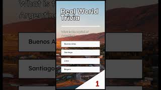 Geography Edition quiz geography geographyquiz triviatime trivia [upl. by Navnod]