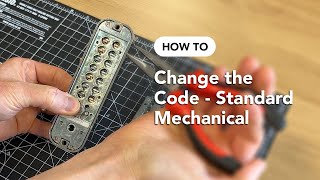 HowTo Change the Code CL50 CL100 CL200 CL400 and CL500 Mechanical Codelocks [upl. by Ynahirb]