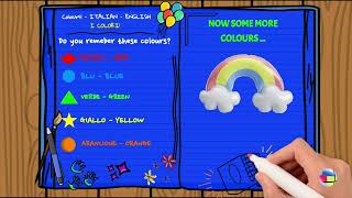 Learn more colours  ENGLISH  ITALIAN [upl. by Immak390]