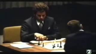 Rare Footage From Fischer Spassky 1972 World Chess Championship [upl. by Asirralc]