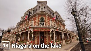 4K🇨🇦 Walking in beautiful small town in Niagara on the Lake Canada [upl. by Conias]