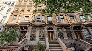 TOURING an OPULENT NYC BROWNSTONE w an INDOOR POOL w RYAN SERHANT 45 W 70th St SERHANT Signature [upl. by Nomis]