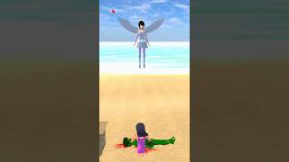 Angel rina helps zombie yuta😍the police attack😱 sakuraschoolsimulator shorts sakura shortvideo [upl. by Winfrid326]