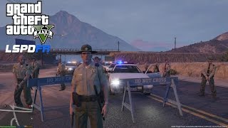 GTA 5  LSPDFR  EPiSODE 4  LETS BE COPS  SHERIFF PATROL GTA 5 PC POLICE MODS [upl. by Aymer]