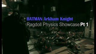 BATMAN Arkham Knight  Ragdoll Physics Showcase [upl. by Annovad]