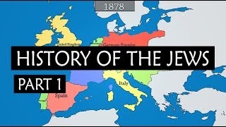 History of the Jews  Summary on a Map [upl. by Mcnally]