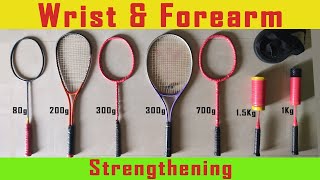 Badminton Wrist and Forearm Strengthening Exercises jsbadmintonacademy [upl. by Helmer]