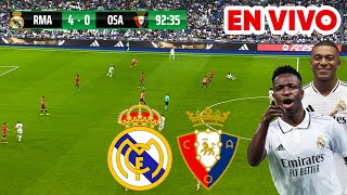 🔴 REAL MADRID VS OSASUNA PARTIDO EN VIVO  LIGA ESPAÑOLA  JUEGA MBAPPE FULL MATCH [upl. by Padgett]