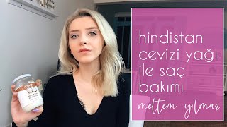 Hindistan Cevizi Yağı İle Uygulamalı Saç Bakımı [upl. by Eedissac]