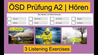 ÖSD A2 Hören  German Listening Test ÖSD A2 [upl. by Grani728]