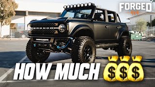 Is this the most expensive Bronco ever built 2022 Wildtrak SEMA Build [upl. by Betthel712]