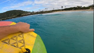 RAW BODYBOARDING NORTH BEACH  START OF WINTER SEASON  POV [upl. by Swirsky]